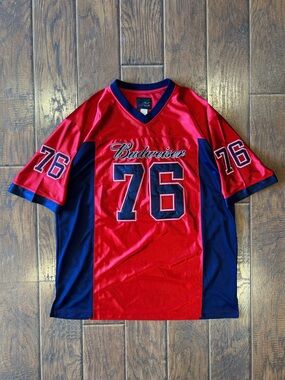 Vintage 90s Budweiser Football Jersey